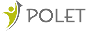 POLET logotip Barvni